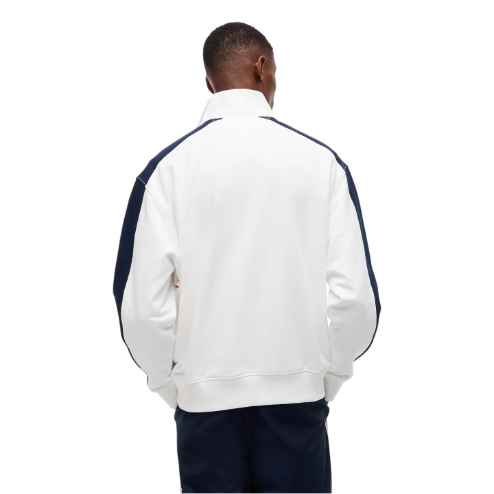Tommy Hilfiger Jeans sudadera de hombre crema DM0DM23244 vista posterior