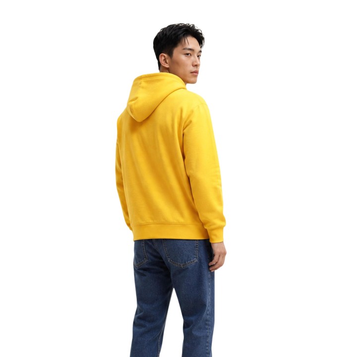 Tommy Hilfiger Jeans sudadera de hombre amarilla con capucha vista posterior