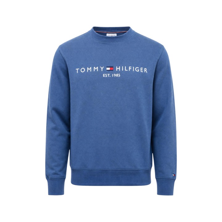 Tommy Hilfiger sudadera de hombre azul MW0MW11596 vista frontal