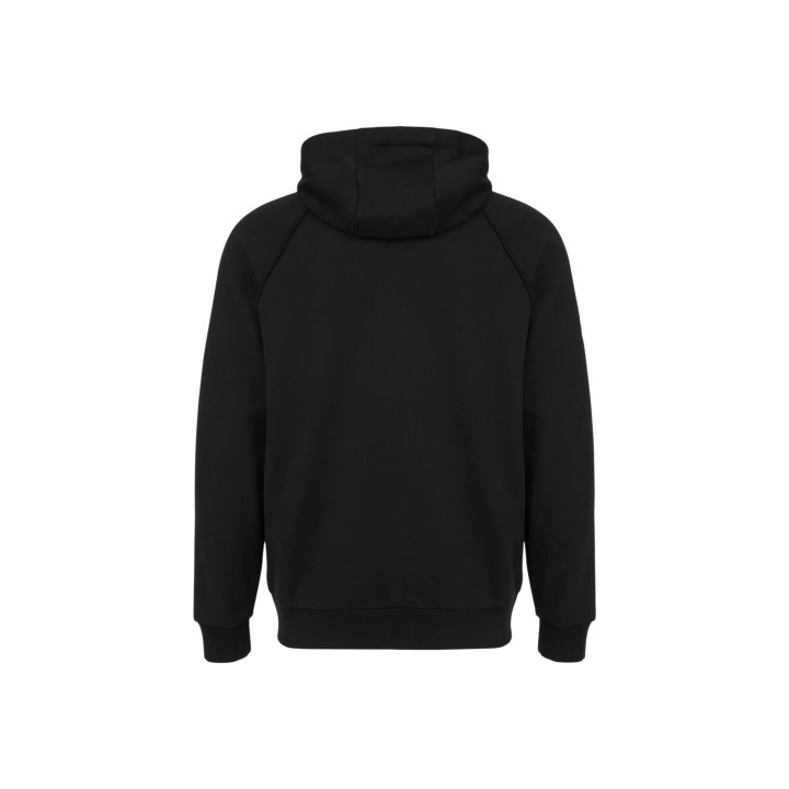 Sudadera EA7 para hombre negra con capucha vista posterior