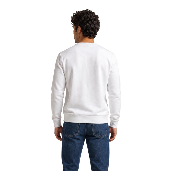 EA7 sudadera de hombre blanca 7M002425 AF10377 vista posterior