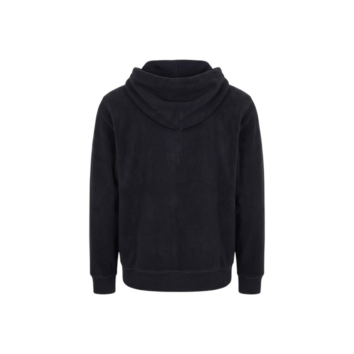 Ralph Lauren sudadera negra de hombre con capucha vista posterior de la prenda