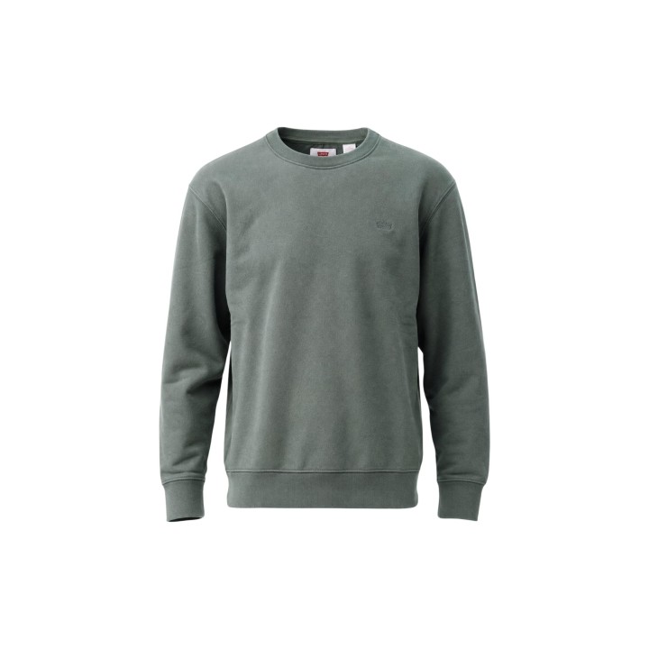 Levi's® sudadera de hombre verde vista frontal