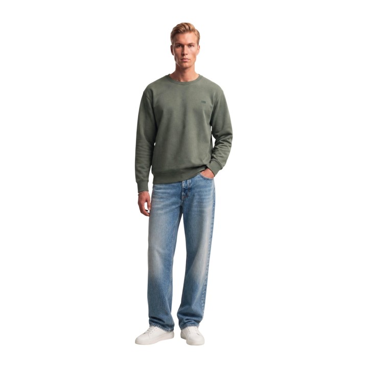Levi's® sudadera de hombre verde vista frontal
