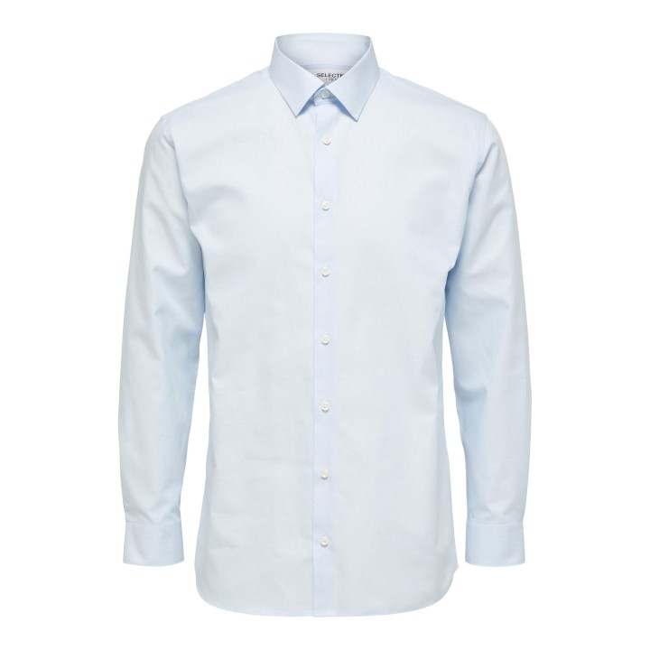 Selected camisa de hombre azul claro 16086754 vista frontal