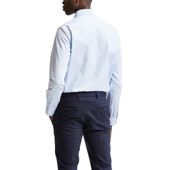 Selected camisa de hombre azul claro 16086754 vista posterior
