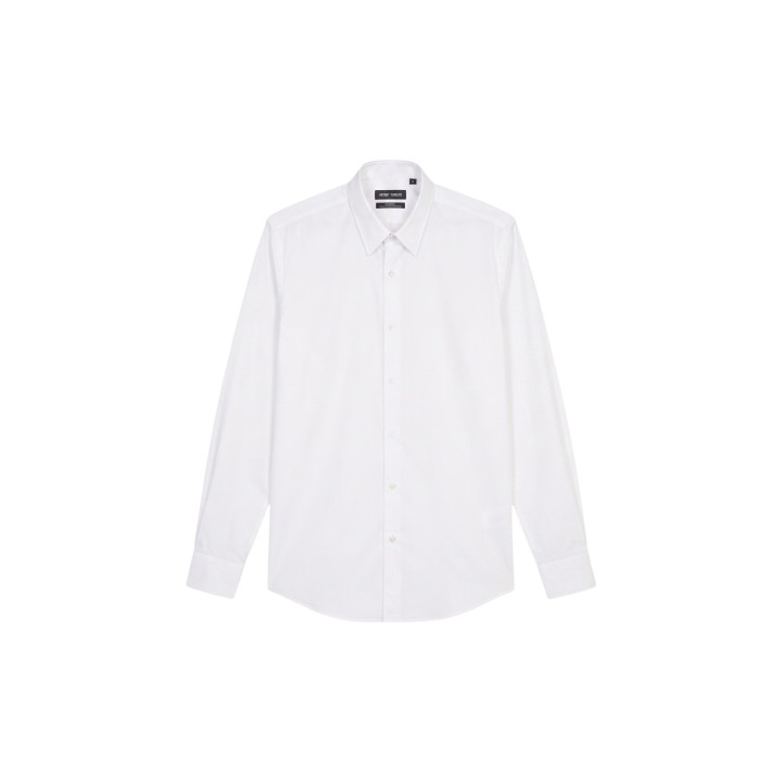 Antony Morato camisa blanca de hombre Napoli MMSL00628-FA400078 frontal