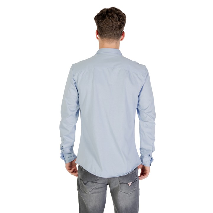 Camisa Only & Sons de hombre azul claro vista posterior