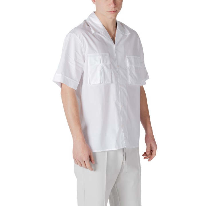 Camisa blanca de hombre Antony Morato Granada vista tres cuartos