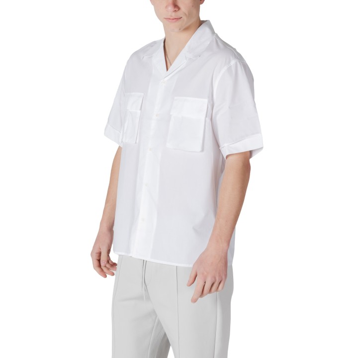 Camisa blanca de hombre Antony Morato Granada vista tres cuartos