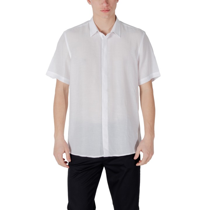 Antony Morato camisa blanca de hombre vista frontal