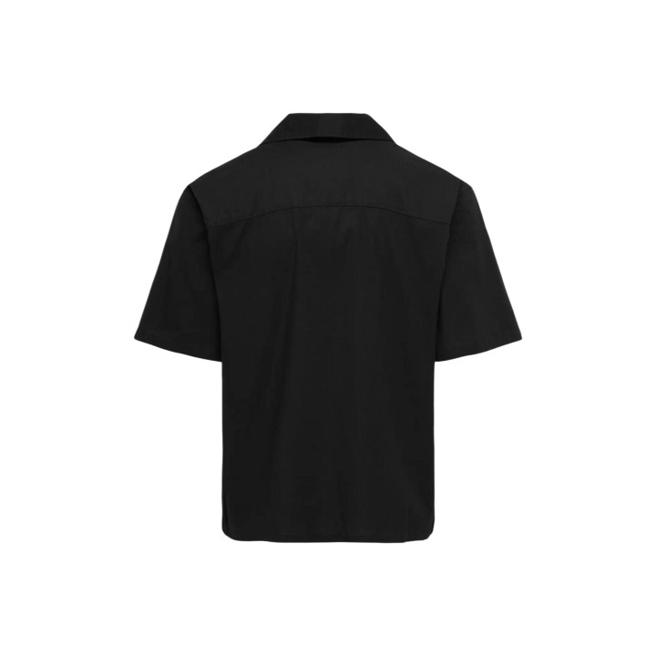 Only & Sons camisa negra de hombre Onsreid Reg 0571 vista posterior