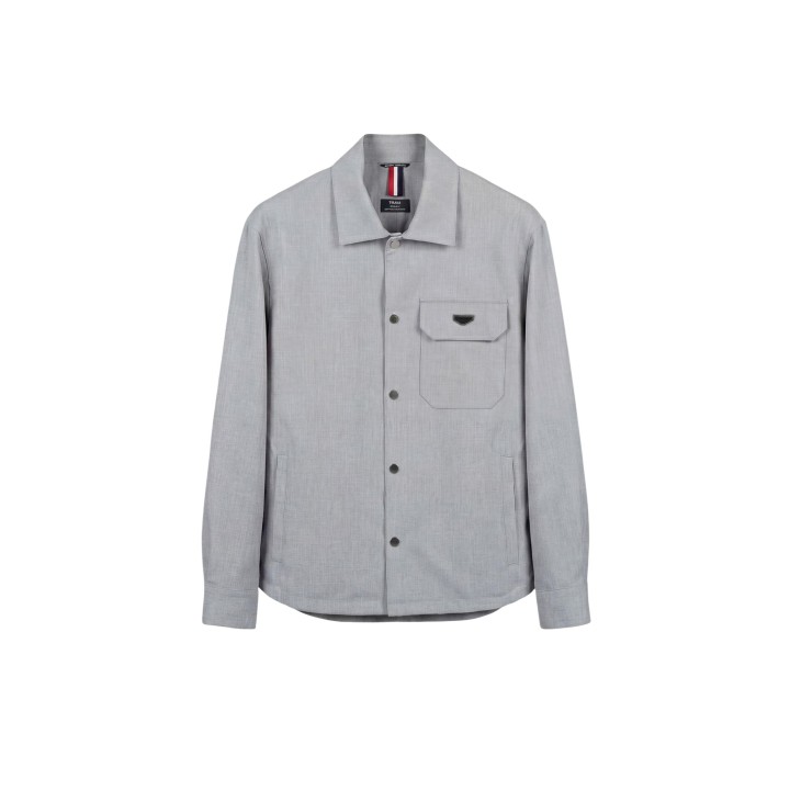 Antony Morato camisa de hombre gris claro vista frontal