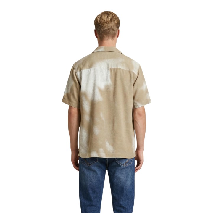 Only & Sons camisa de hombre beige 22037291 vista posterior