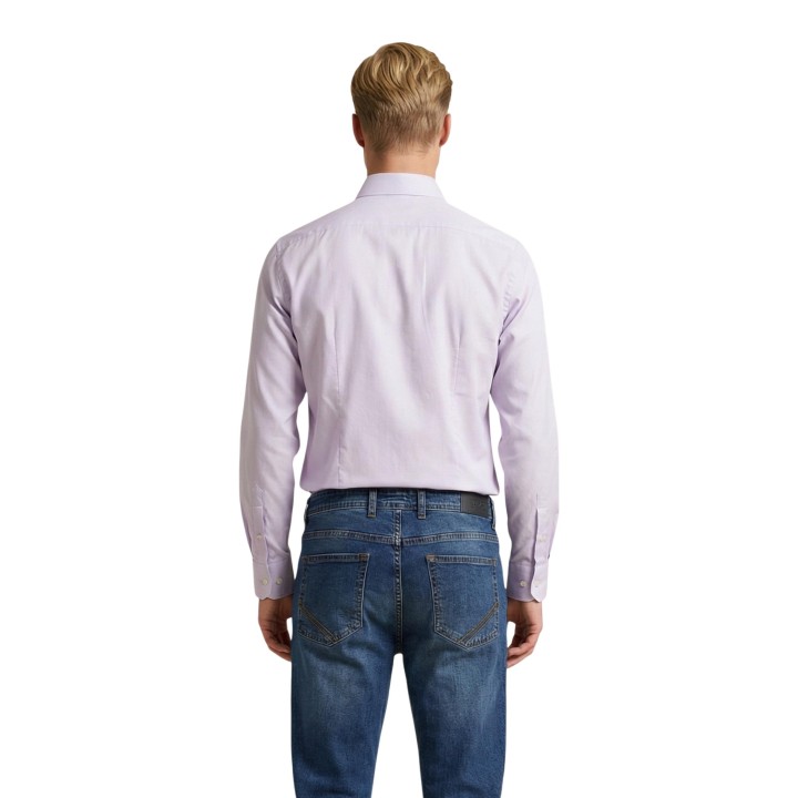 YOS camisa de hombre lila REGAL SC/265 vista posterior
