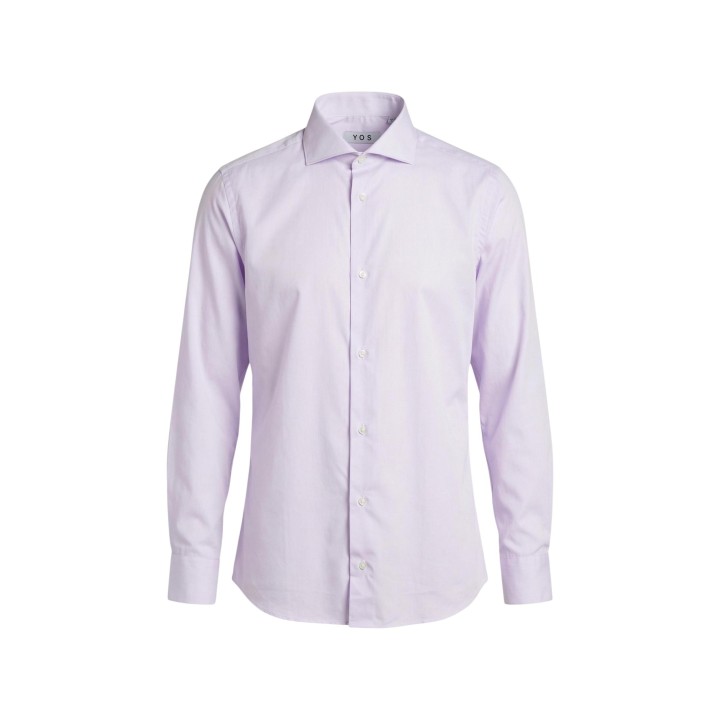 YOS camisa de hombre lila REGAL SC/265 detalle frontal