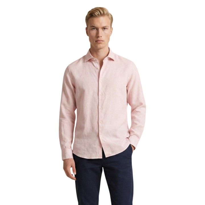 YOS camisa rosa de hombre 9432900 en vista frontal