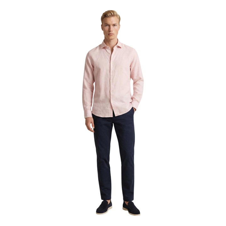YOS camisa rosa de hombre 9432900 en vista frontal de cuerpo entero