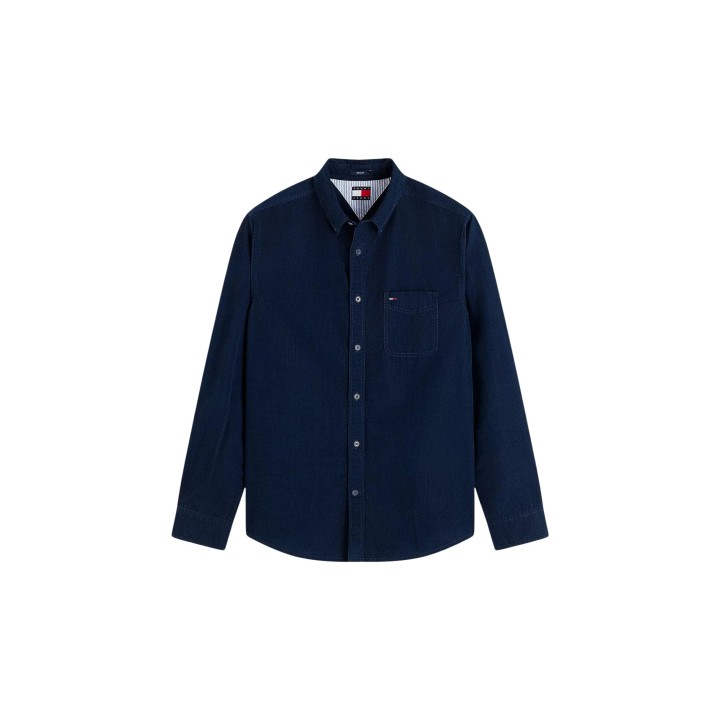 Tommy Hilfiger Jeans camisa de hombre azul oscuro vista frontal
