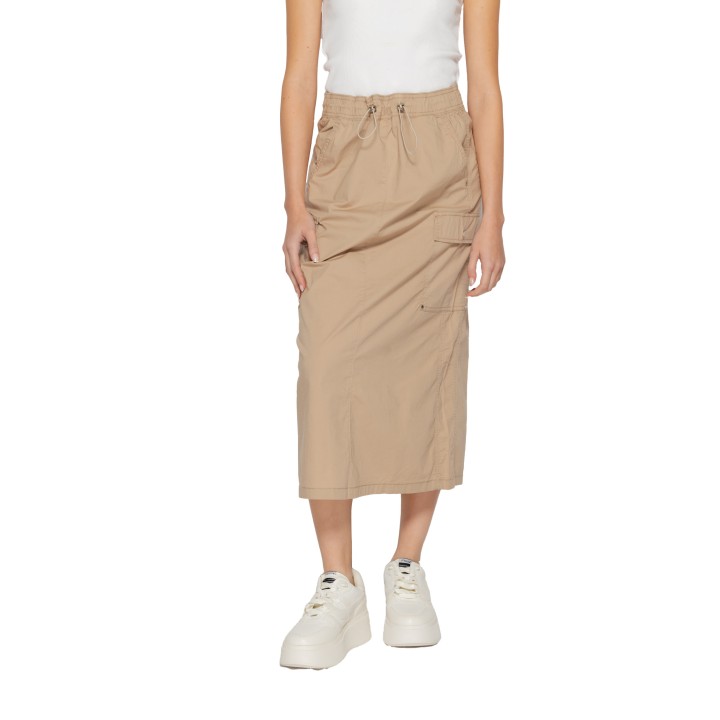 Falda Street One 361467 de mujer beige vista frontal