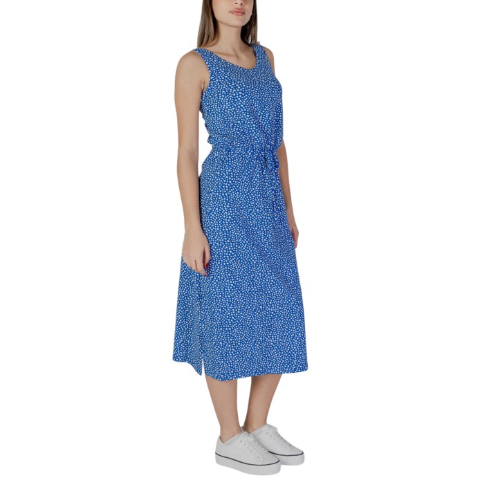 B.YOUNG vestido de mujer BYPANDINNA STRING 20813286 azul vista de tres cuartos