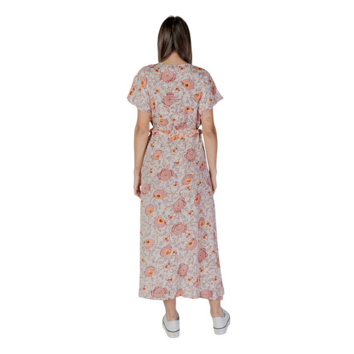 B.YOUNG vestido largo de mujer rosa BYILAMI LONG vista posterior