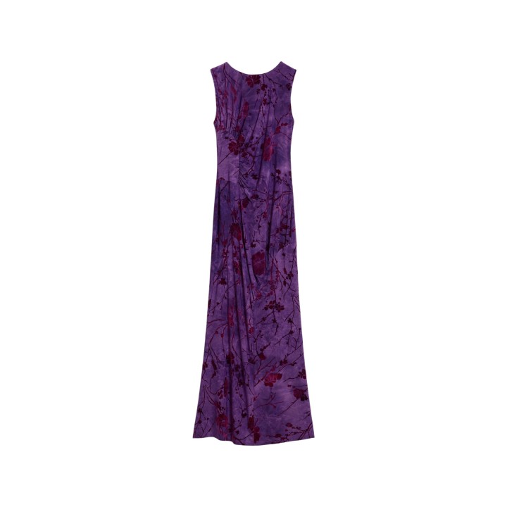 Desigual vestido de mujer violeta Alina 25WWVK33 vista frontal