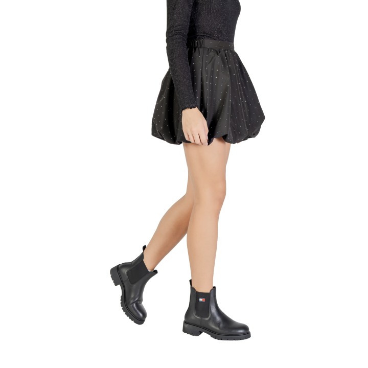 Falda negra de mujer Jacqueline de Yong Jdyskye 15364999 vista lateral