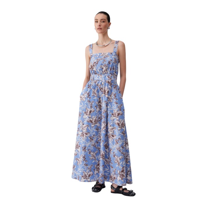 Liu-Jo vestido de mujer azul WA6312 T4853 vista frontal
