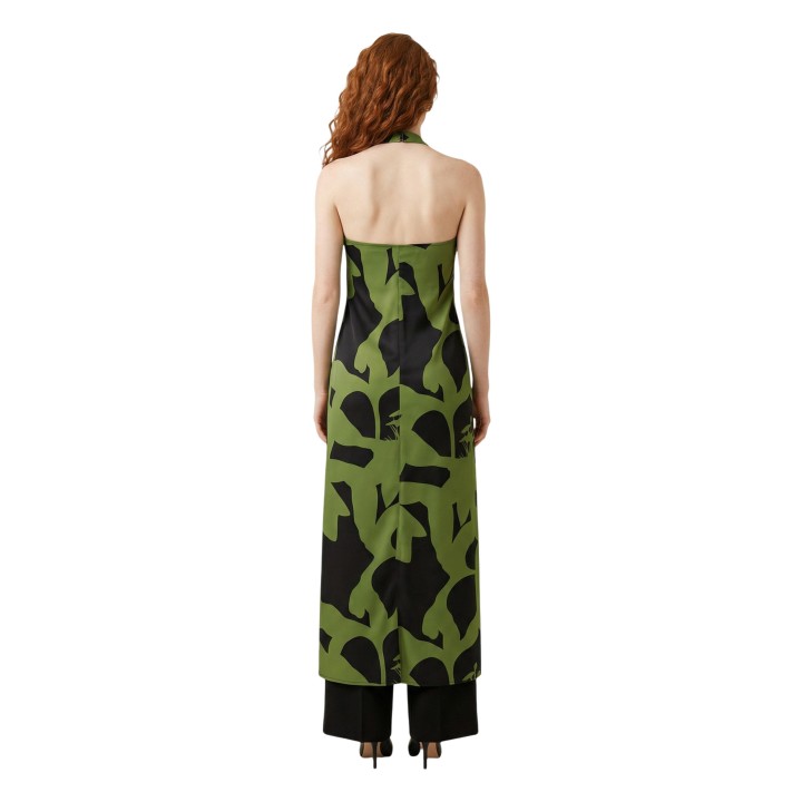 Vestido verde de mujer Replay vista posterior