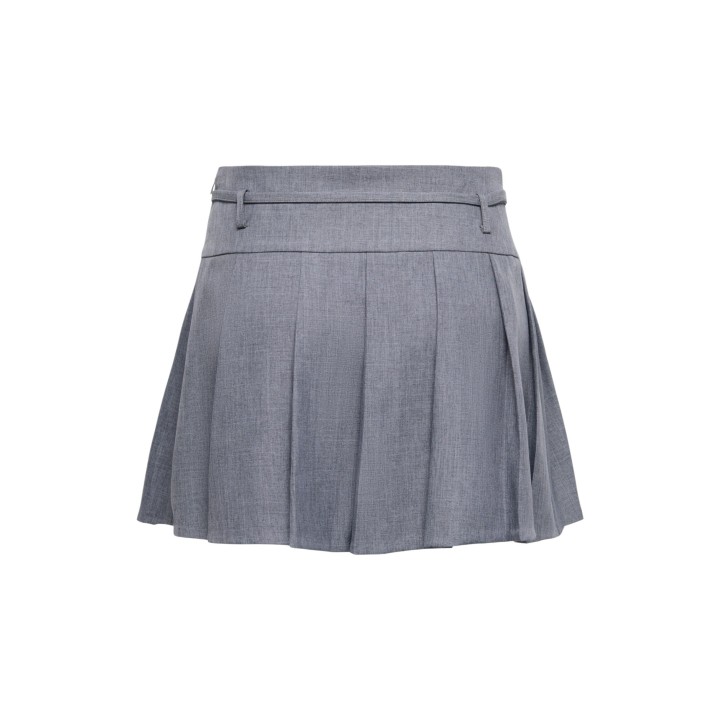 Only falda gris de mujer Onllinda Life Hw Pleat Skirt Cc Tlr 15364053 vista posterior