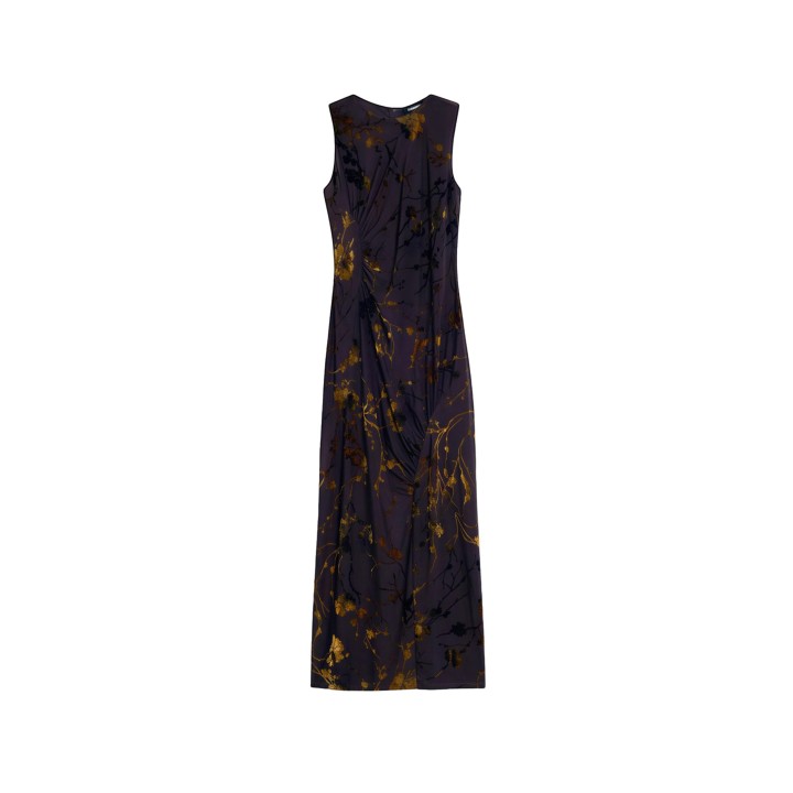 Desigual vestido de mujer marrón Bucarest 26WWVK37 vista frontal de la prenda