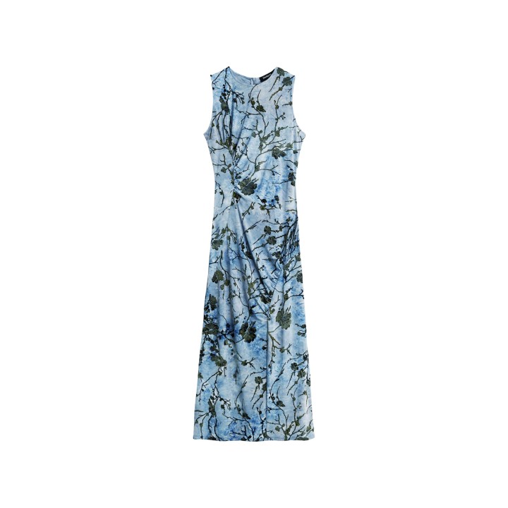 Desigual vestido de mujer azul pálido Repris Vest Cougar 26SWVKX0 vista posterior