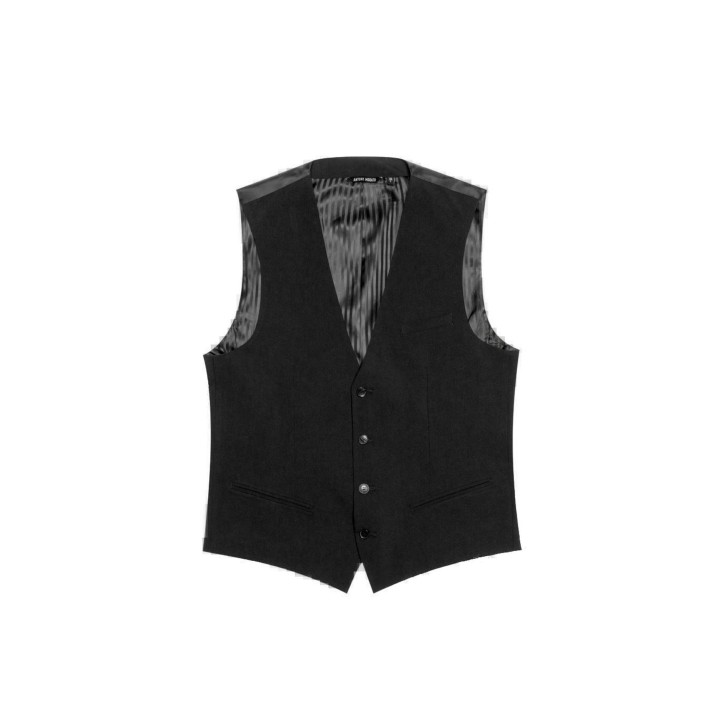 Chaleco negro de hombre Antony Morato MMVS00009-FA600255 vista frontal