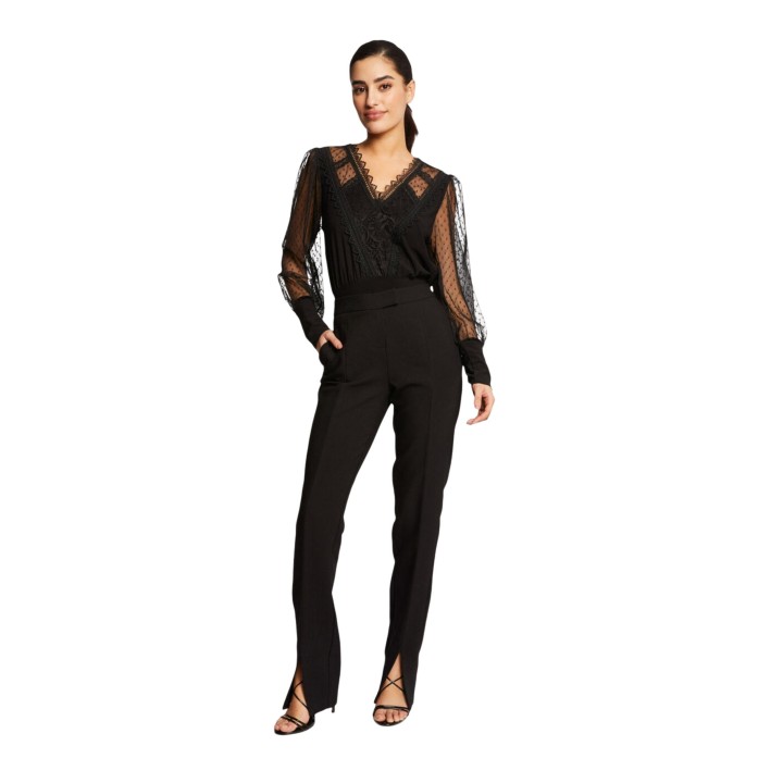 Morgan De Toi blusa de mujer negra 221-TAGADA vista frontal