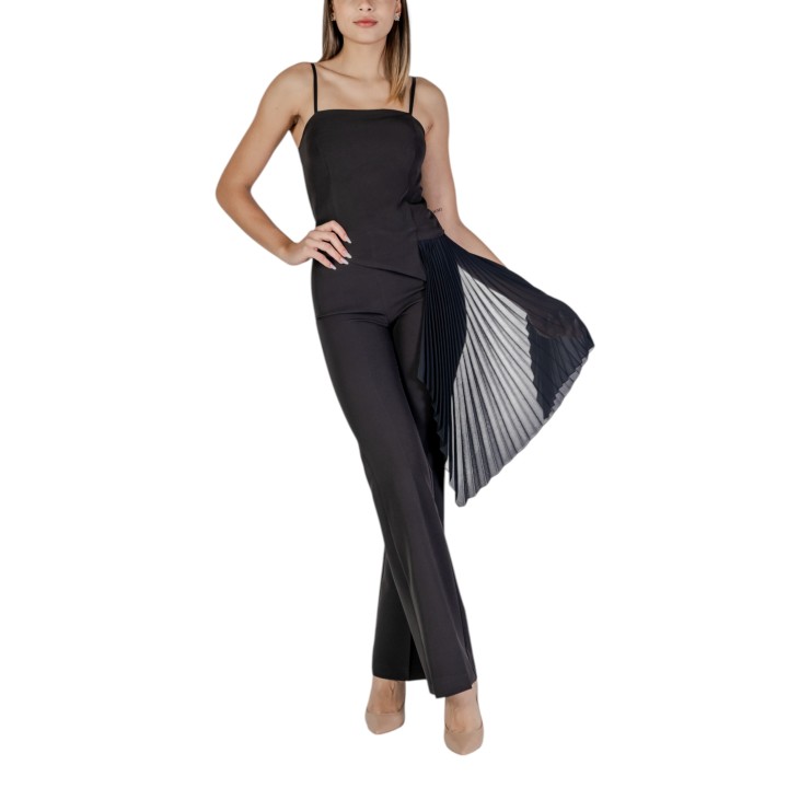 Mono de mujer negro Rinascimento CFC0122471003 en vista de tres cuartos