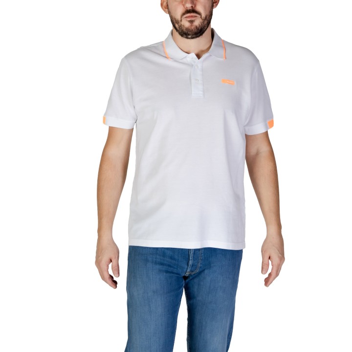 Polo Refrigiwear de hombre blanco PX9032T26400 vista frontal