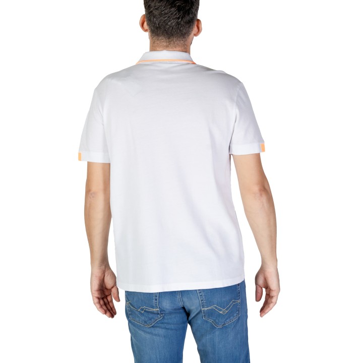 Polo Refrigiwear de hombre blanco PX9032T26400 vista posterior