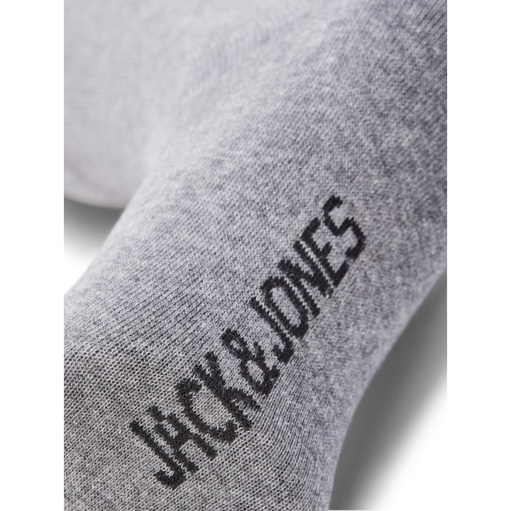Detalle del tejido de los calcetines Jack Jones Jens 5 Pack Noos 12113085 en gris oscuro