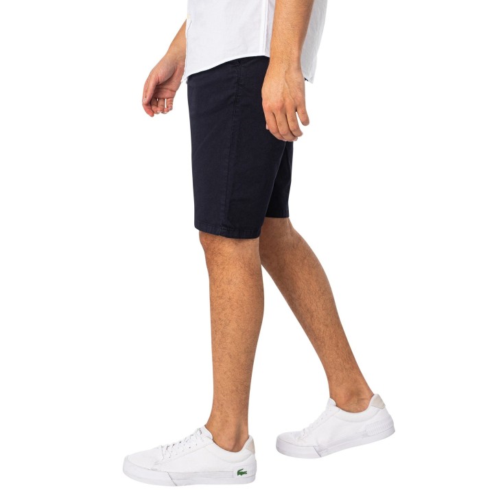 Lyle & Scott pantalón corto de hombre azul oscuro SH1814ITA en vista lateral