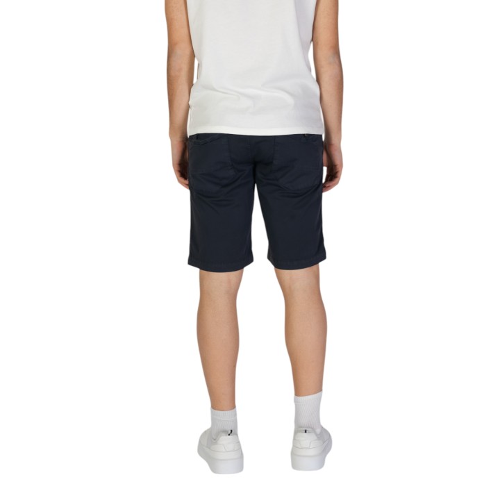 Refrigiwear pantalón corto de hombre azul GA9103P56200 vista posterior