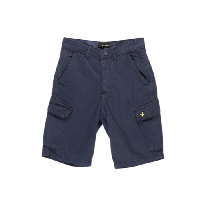 Lyle & Scott pantalón corto de hombre azul SH1815IT vista frontal