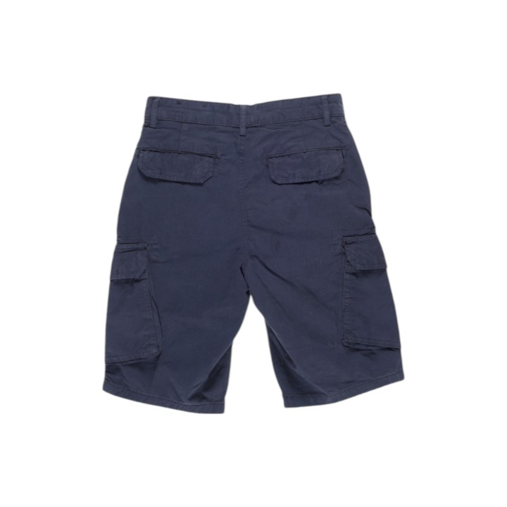 Lyle & Scott pantalón corto de hombre azul SH1815IT vista posterior