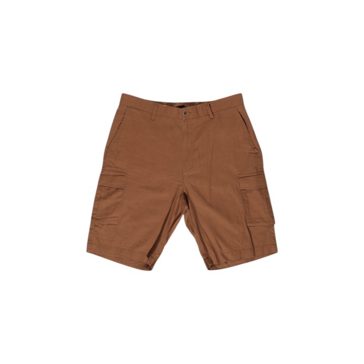 Pantalón corto de hombre Hamaki-Ho PB1632H marrón vista frontal