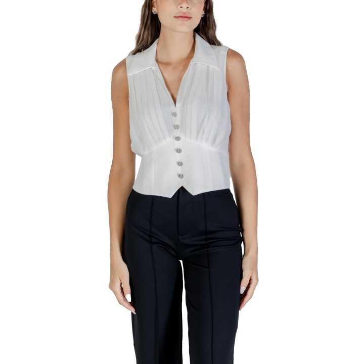 Morgan De Toi blusa de mujer blanca 242-OPLI vista frontal