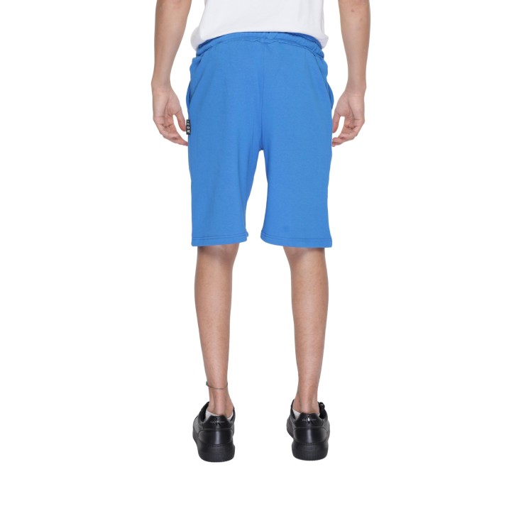 Icon IU8135B pantalón corto de hombre azul cielo vista posterior