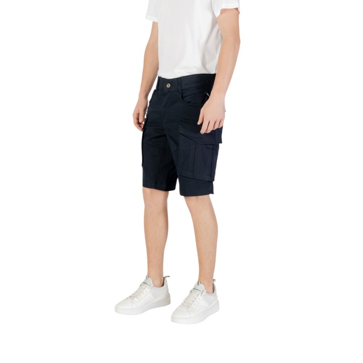 Bermuda Replay para hombre en azul oscuro vista lateral