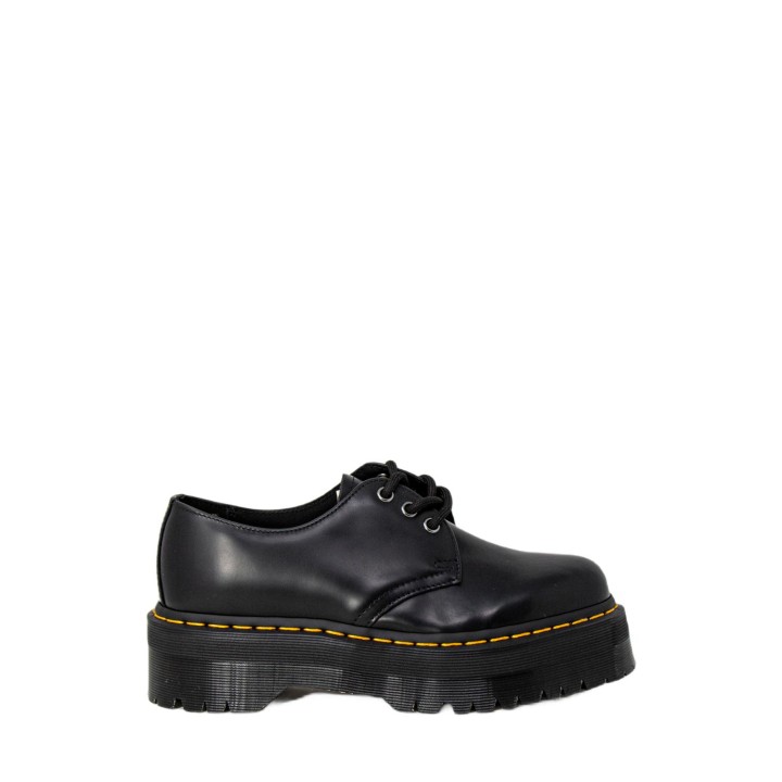 Dr. Martens 1461 Quad 25567001 para mujer zapato negro con cordones en vista lateral