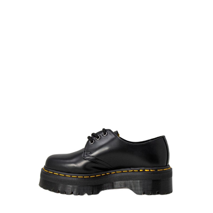 Dr. Martens 1461 Quad 25567001 para mujer zapato negro con cordones en vista lateral