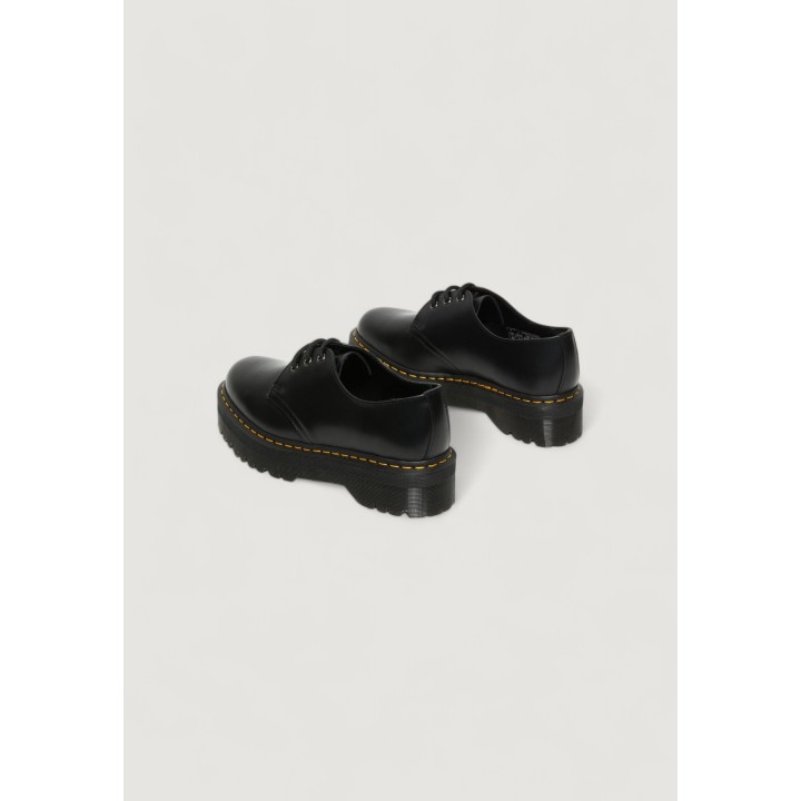 Dr. Martens 1461 Quad 25567001 para mujer zapatos negros con cordones en vista posterior